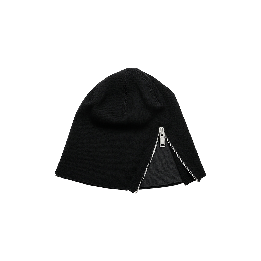 Utility zip Knit beanie